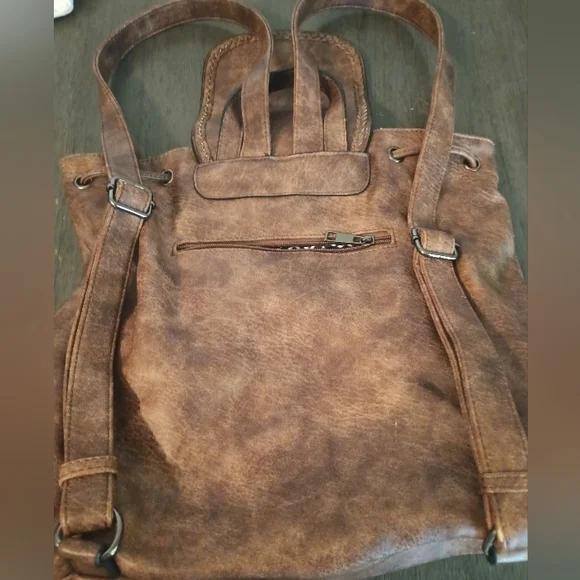 Large Antik Kraft Satchel Bag - Picture 4 of 16